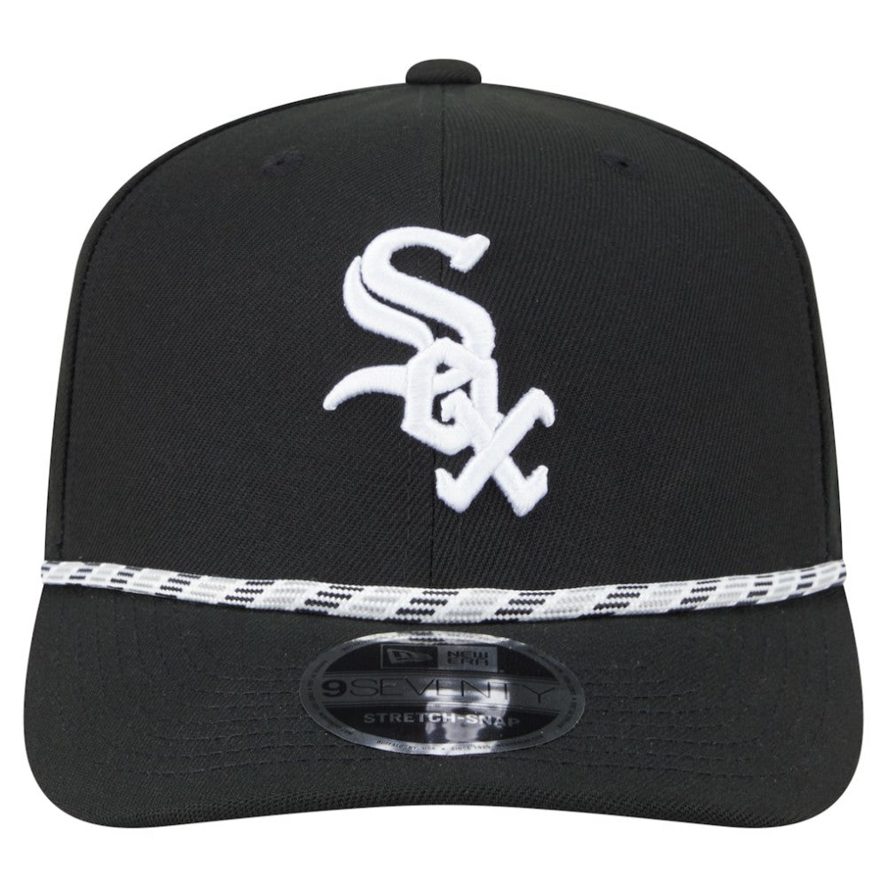 Chicago White Sox Multi-Rope 9SEVENTY Stretch-Snap Hat Black | New Era