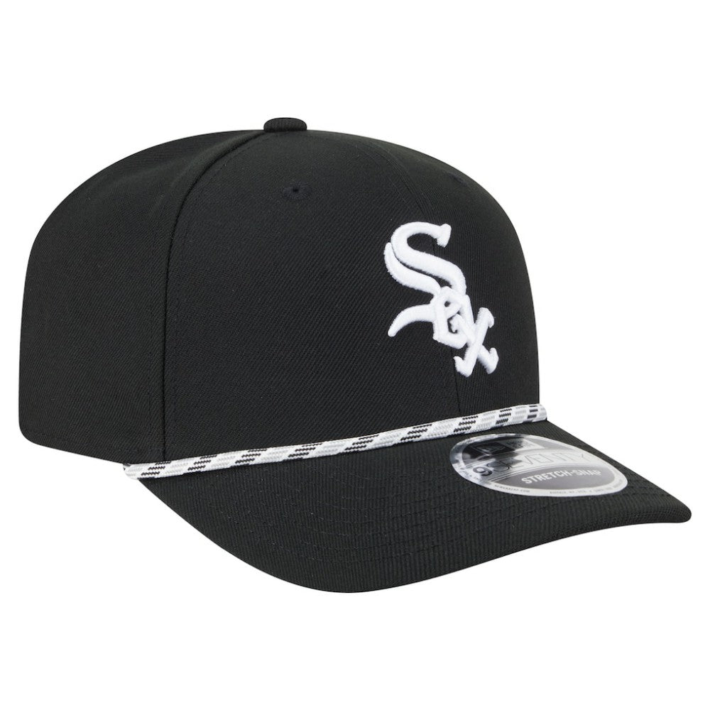 Chicago White Sox Multi-Rope 9SEVENTY Stretch-Snap Hat Black | New Era