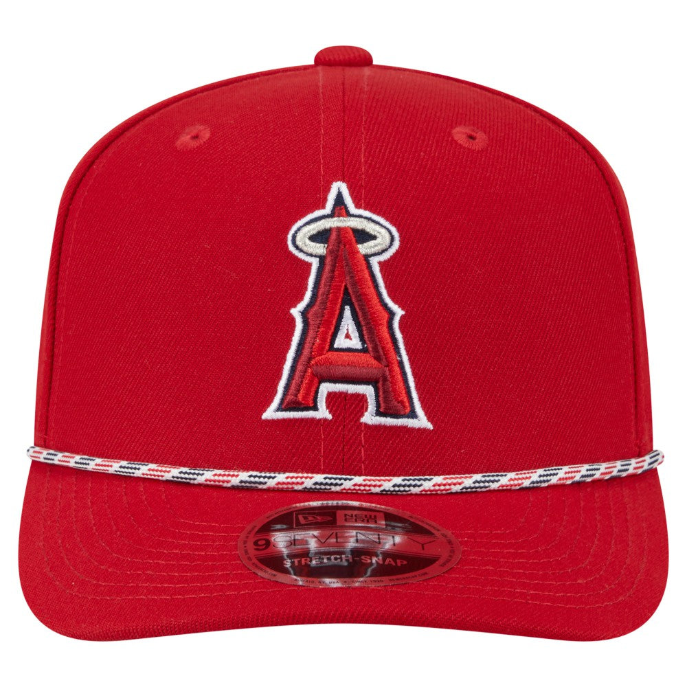 Los Angeles Angels Multi-Rope 9SEVENTY Stretch-Snap Hat Red | New Era