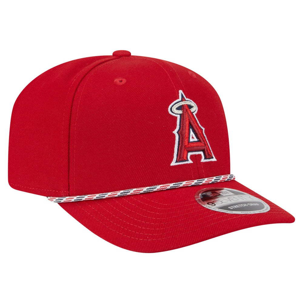 Los Angeles Angels Multi-Rope 9SEVENTY Stretch-Snap Hat Red | New Era