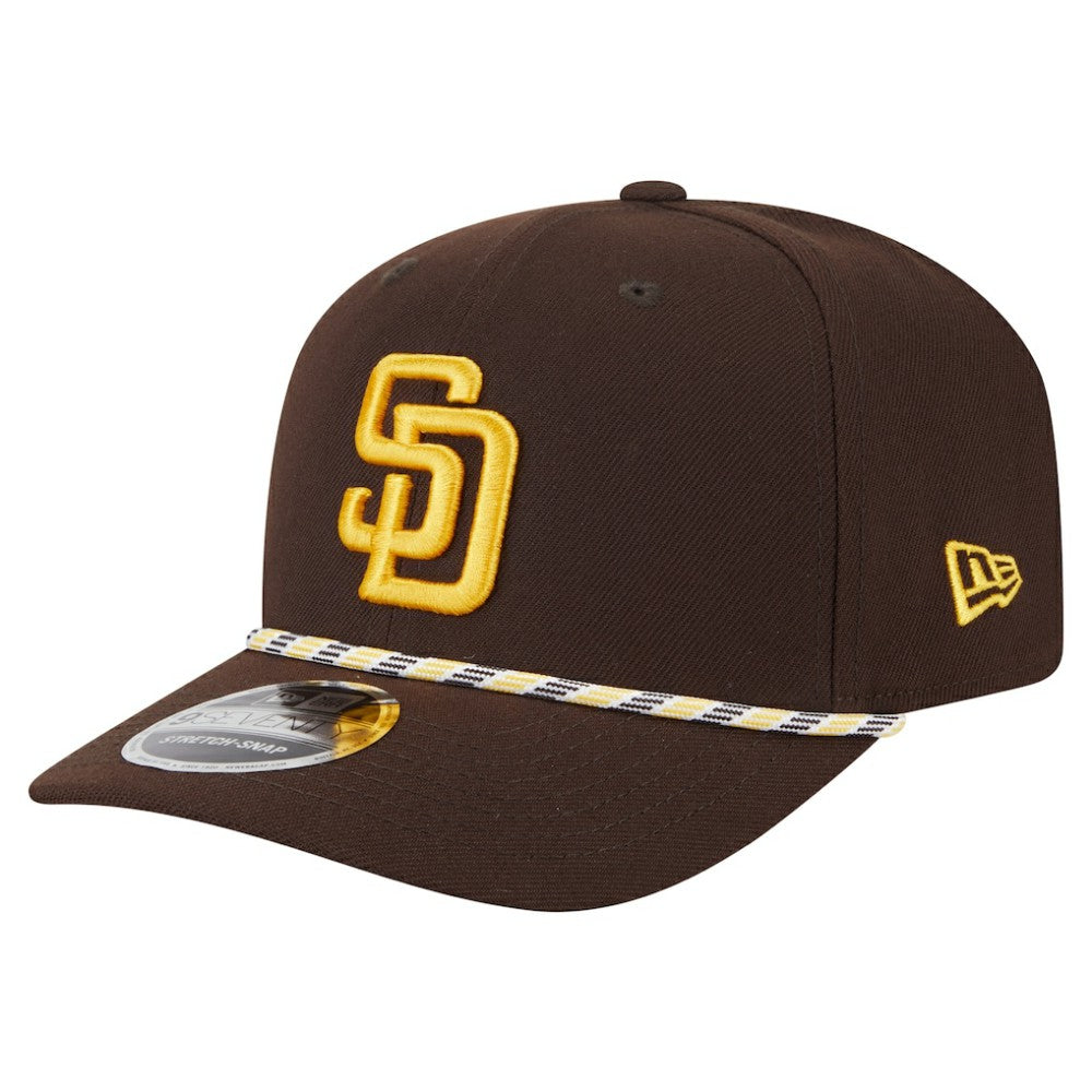 San Diego Padres Multi-Rope 9SEVENTY Stretch-Snap Hat Brown | New Era