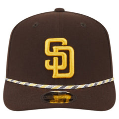 San Diego Padres Multi-Rope 9SEVENTY Stretch-Snap Hat Brown | New Era