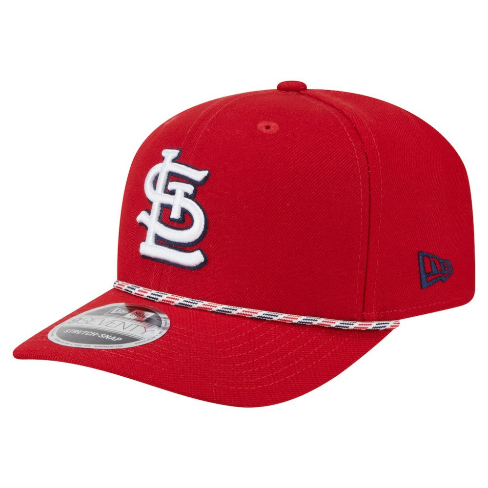 St. Louis Cardinals Multi-Rope 9SEVENTY Stretch-Snap Hat Red | New Era