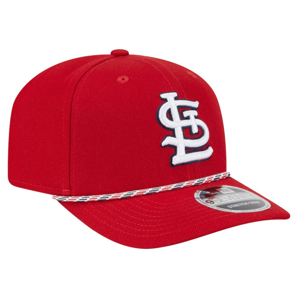 St. Louis Cardinals Multi-Rope 9SEVENTY Stretch-Snap Hat Red | New Era