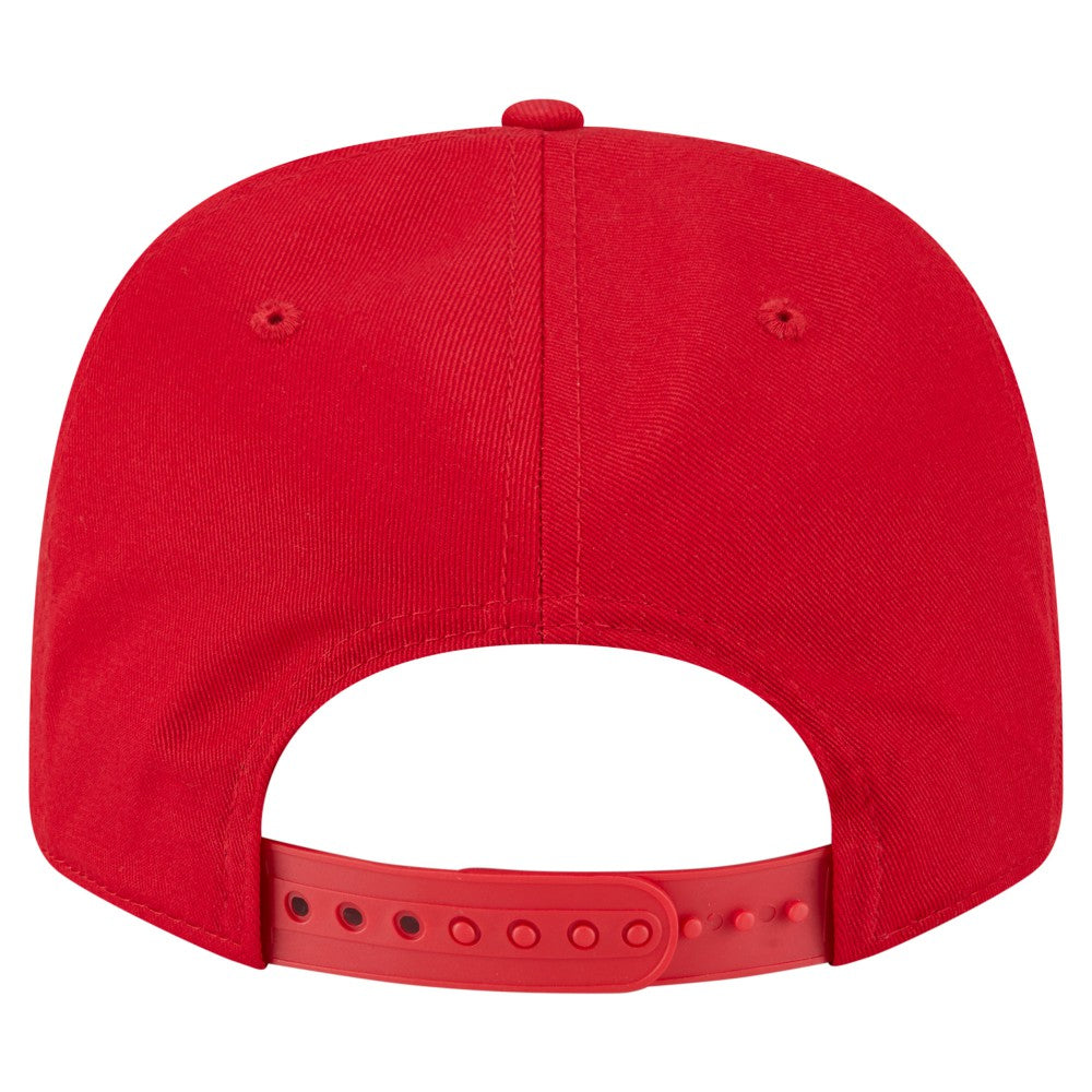 Los Angeles Angels Circle Patch 9SEVENTY Stretch-Snap Hat Red | New Era