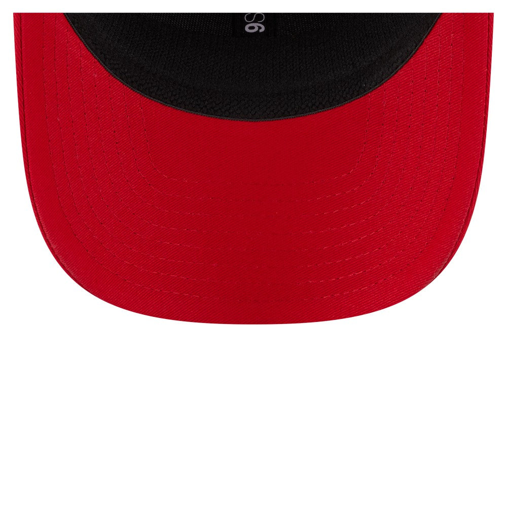 Los Angeles Angels Circle Patch 9SEVENTY Stretch-Snap Hat Red | New Era