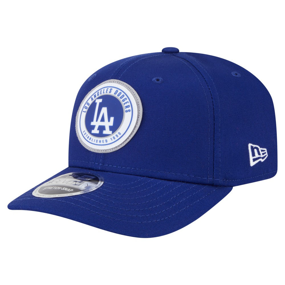 Los Angeles Dodgers Circle Patch 9SEVENTY Stretch-Snap Hat Royal | New Era