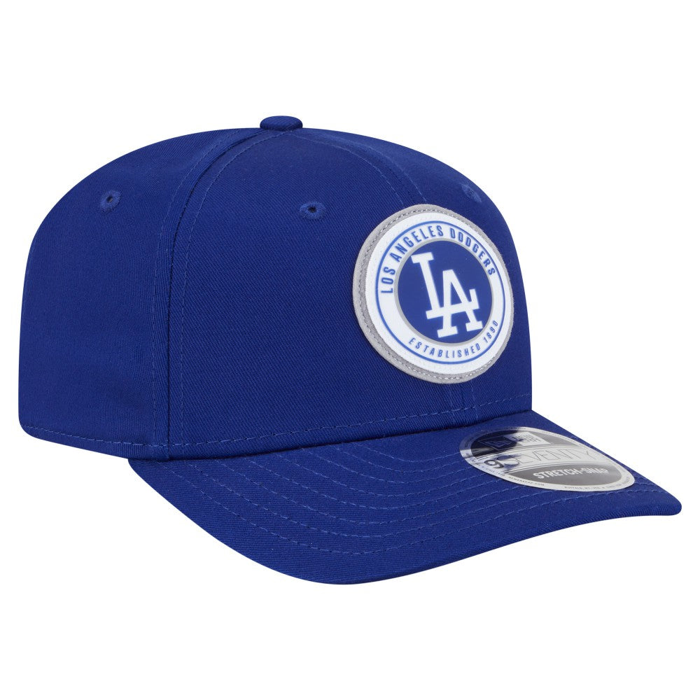Los Angeles Dodgers Circle Patch 9SEVENTY Stretch-Snap Hat Royal | New Era