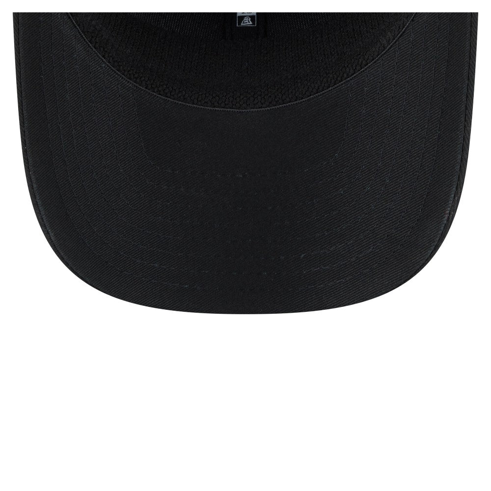 Miami Marlins Circle Patch 9SEVENTY Stretch-Snap Hat Black | New Era