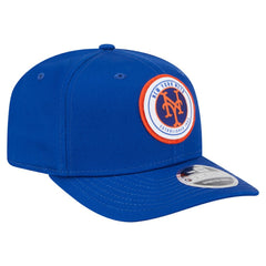 New York Mets Circle Patch 9SEVENTY Stretch-Snap Hat Royal | New Era