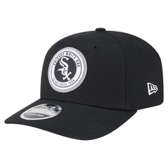 Chicago White Sox Circle Patch 9SEVENTY Stretch-Snap Hat Black | New Era