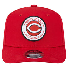 Cincinnati Reds Circle Patch 9SEVENTY Stretch-Snap Hat Red | New Era