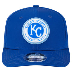 Kansas City Royals Circle Patch 9SEVENTY Stretch-Snap Hat Royal | New Era