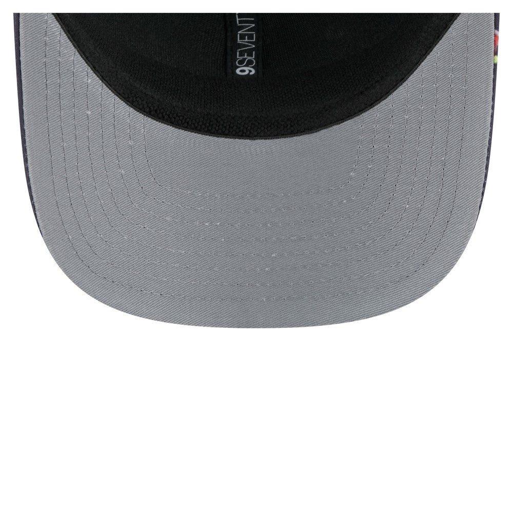 Los Angeles Angels Adventure Drinks Pattern 9SEVENTY Stretch-Snap Hat Black | New Era