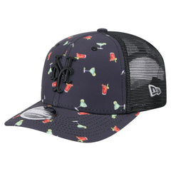 New York Mets Adventure Drinks Pattern 9SEVENTY Stretch-Snap Hat Black | New Era