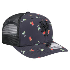 New York Mets Adventure Drinks Pattern 9SEVENTY Stretch-Snap Hat Black | New Era