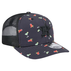 Houston Astros Adventure Drinks Pattern 9SEVENTY Stretch-Snap Hat Black | New Era