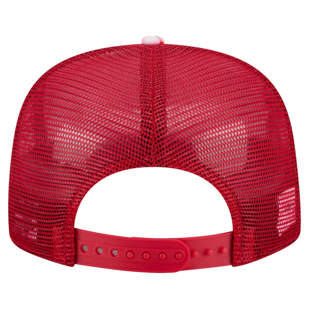 Philadelphia Phillies Adventure Pattern Golfer Trucker Snapback Hat Red | New Era