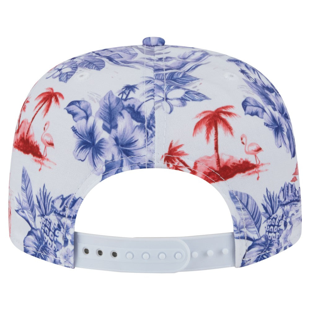 Los Angeles Angels Printed Island Golfer Snapback Hat White | New Era