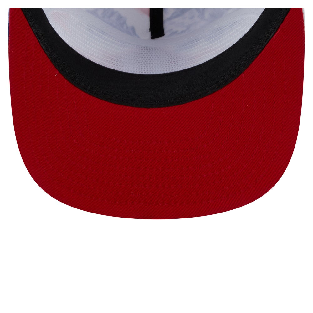 Los Angeles Angels Printed Island Golfer Snapback Hat White | New Era