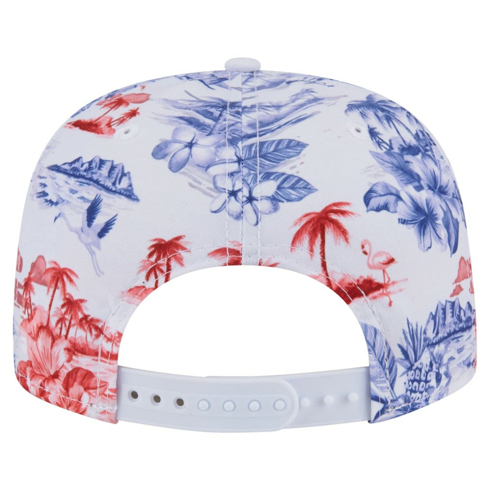 Texas Rangers Printed Island Golfer Snapback Hat White | New Era