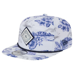 New York Yankees Printed Island Golfer Snapback Hat White | New Era