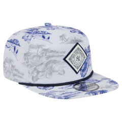New York Yankees Printed Island Golfer Snapback Hat White | New Era