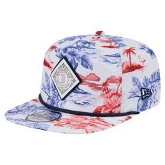 Boston Red Sox Printed Island Golfer Snapback Hat White | New Era