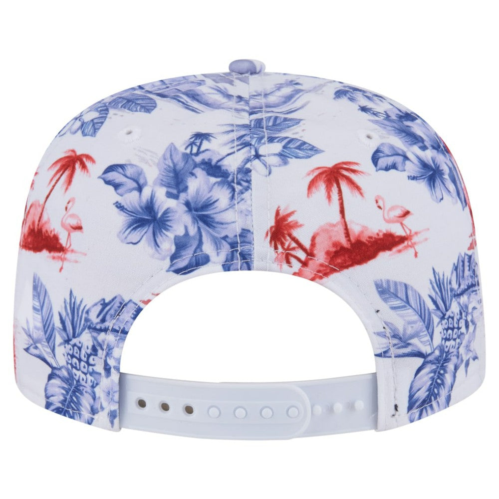 Atlanta Braves Printed Island Golfer Snapback Hat White | New Era