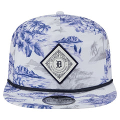 Detroit Tigers Printed Island Golfer Snapback Hat White | New Era