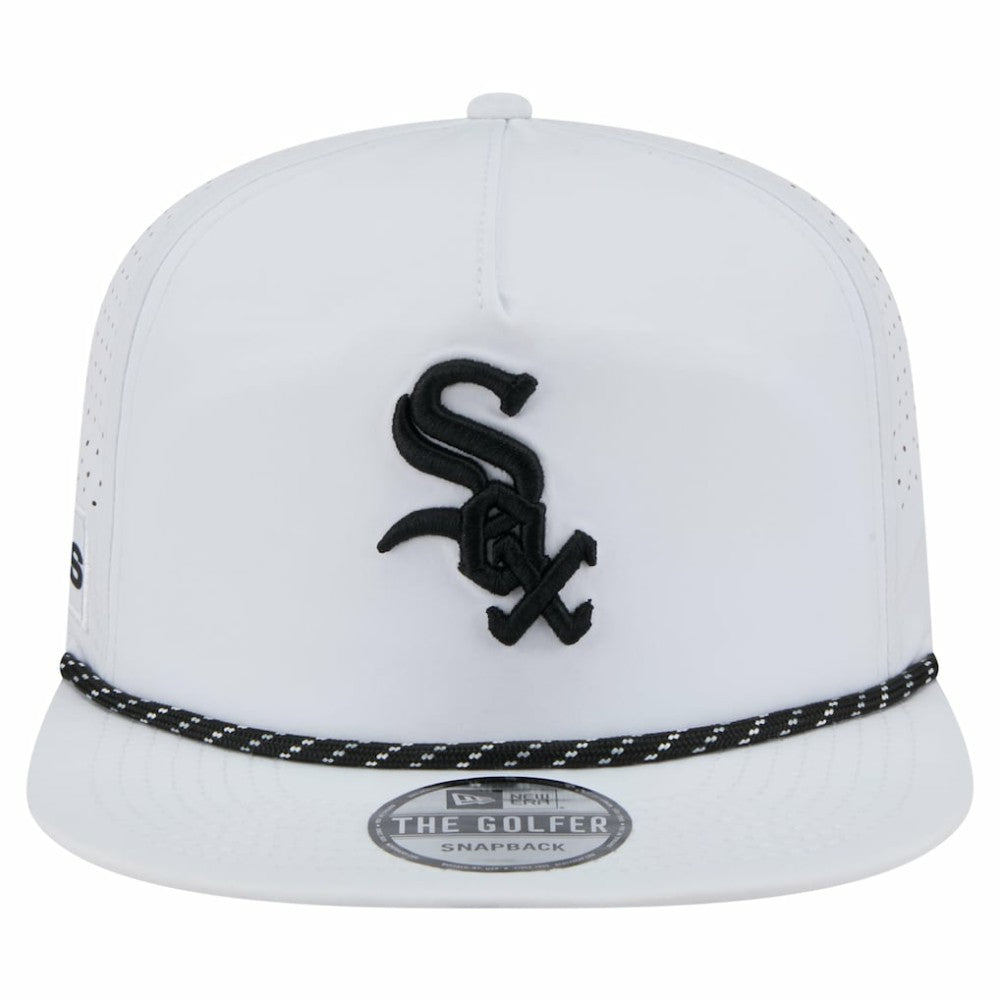 Chicago White Sox Perforated Golfer Snapback Hat White | New Era