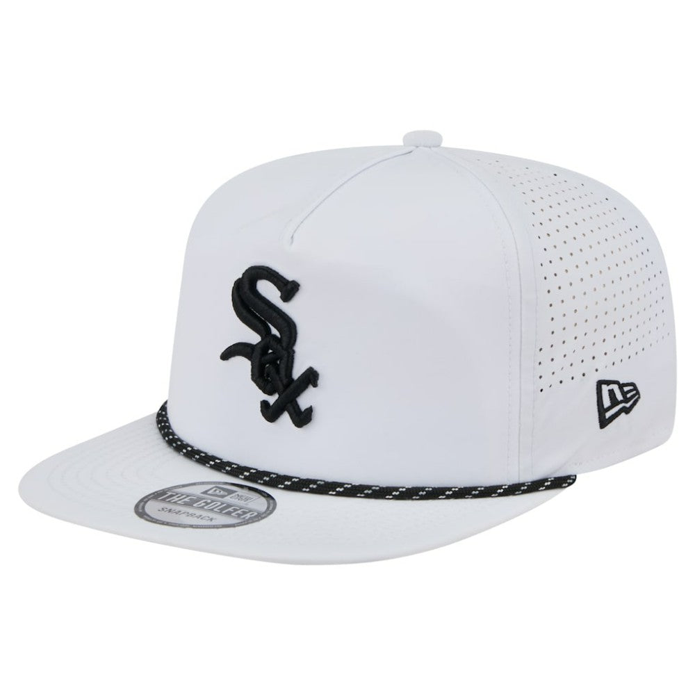 Chicago White Sox Perforated Golfer Snapback Hat White | New Era
