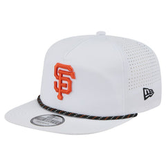 San Francisco Giants Perforated Golfer Snapback Hat White | New Era