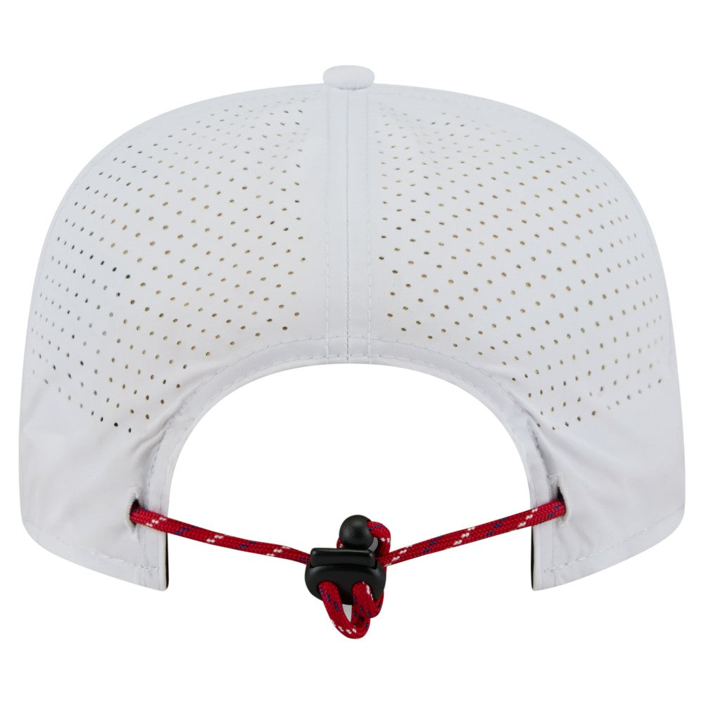 Los Angeles Angels Perforated Golfer Snapback Hat White | New Era