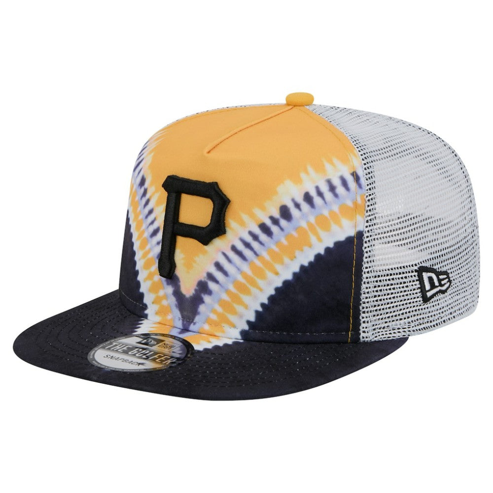 Pittsburgh Pirates Tie-Dye Golfer Trucker Adjustable Hat | New Era