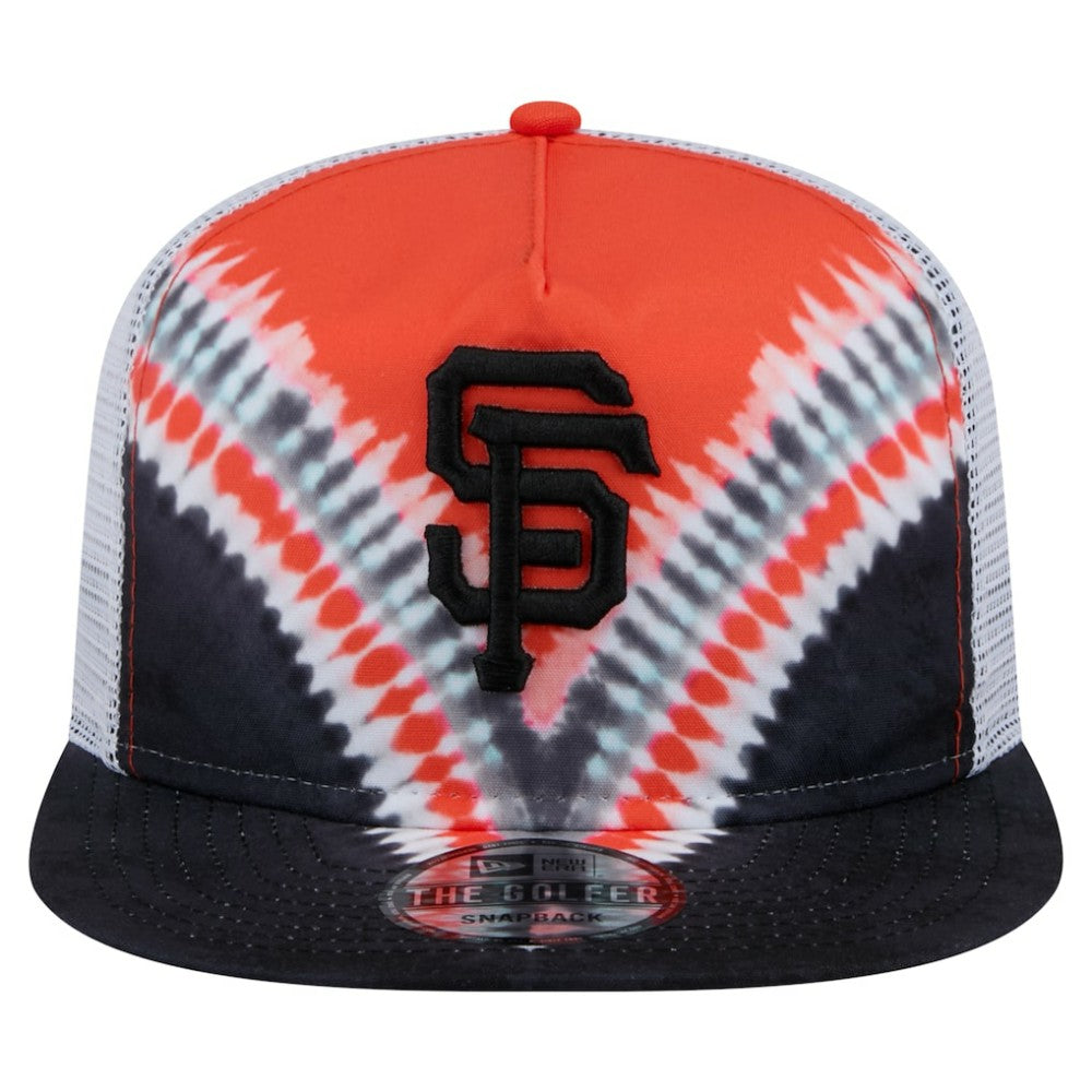 San Francisco Giants Tie-Dye Golfer Trucker Adjustable Hat | New Era