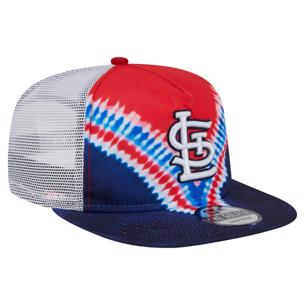 St. Louis Cardinals Tie-Dye Golfer Trucker Adjustable Hat | New Era