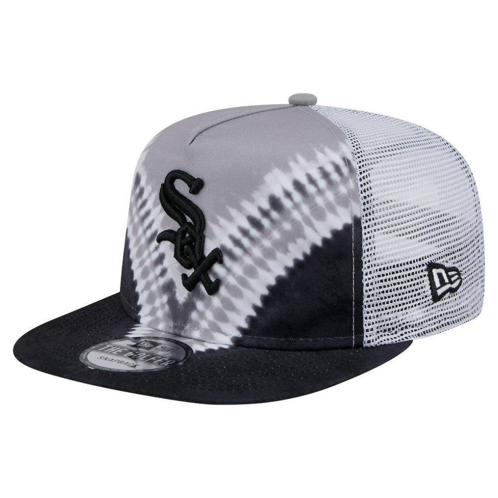 Chicago White Sox Tie-Dye Golfer Trucker Adjustable Hat | New Era