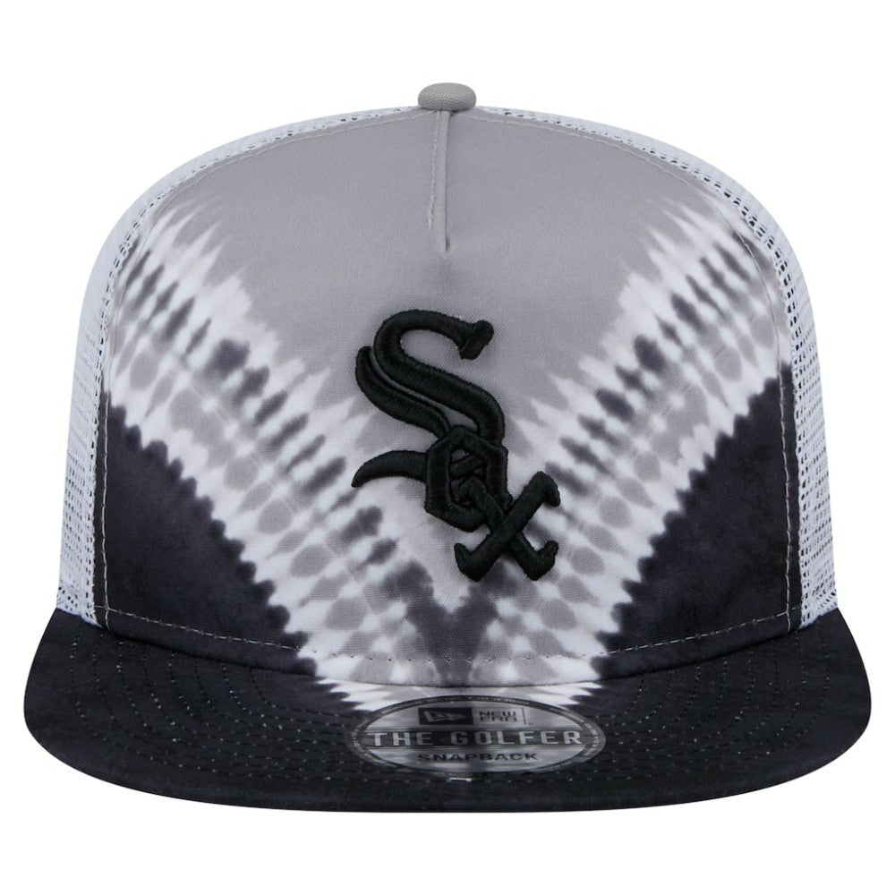 Chicago White Sox Tie-Dye Golfer Trucker Adjustable Hat | New Era