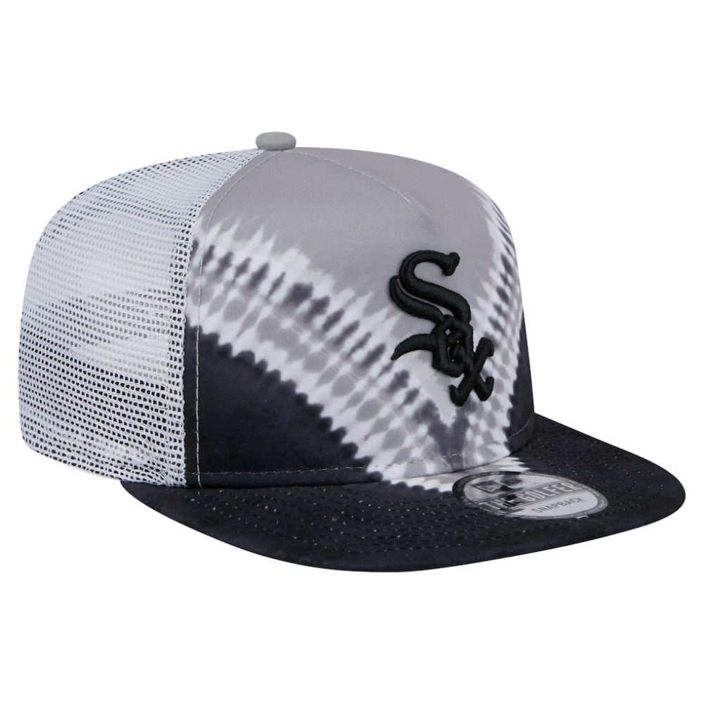 Chicago White Sox Tie-Dye Golfer Trucker Adjustable Hat | New Era