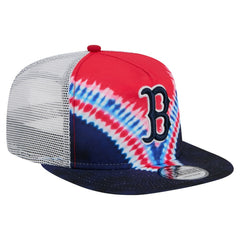 Boston Red Sox Tie-Dye Golfer Trucker Adjustable Hat | New Era