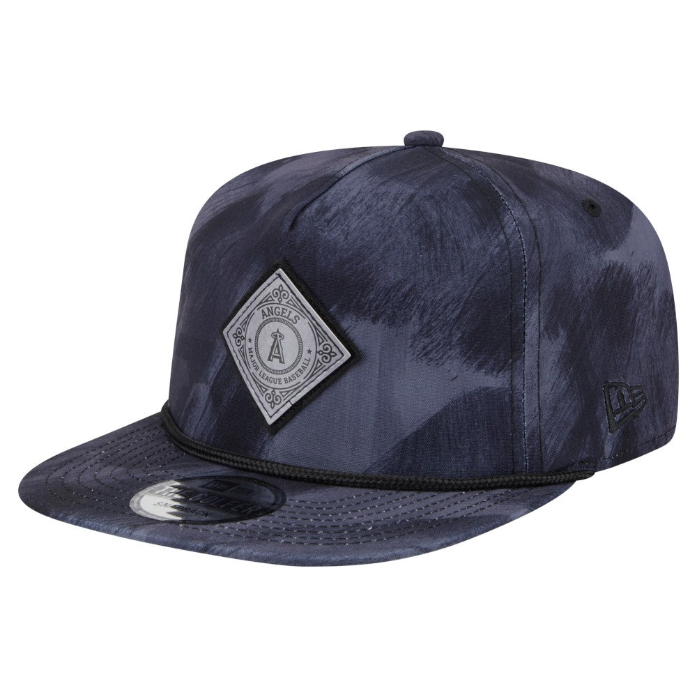 Los Angeles Angels Printed Golfer Snapback Hat Navy | New Era