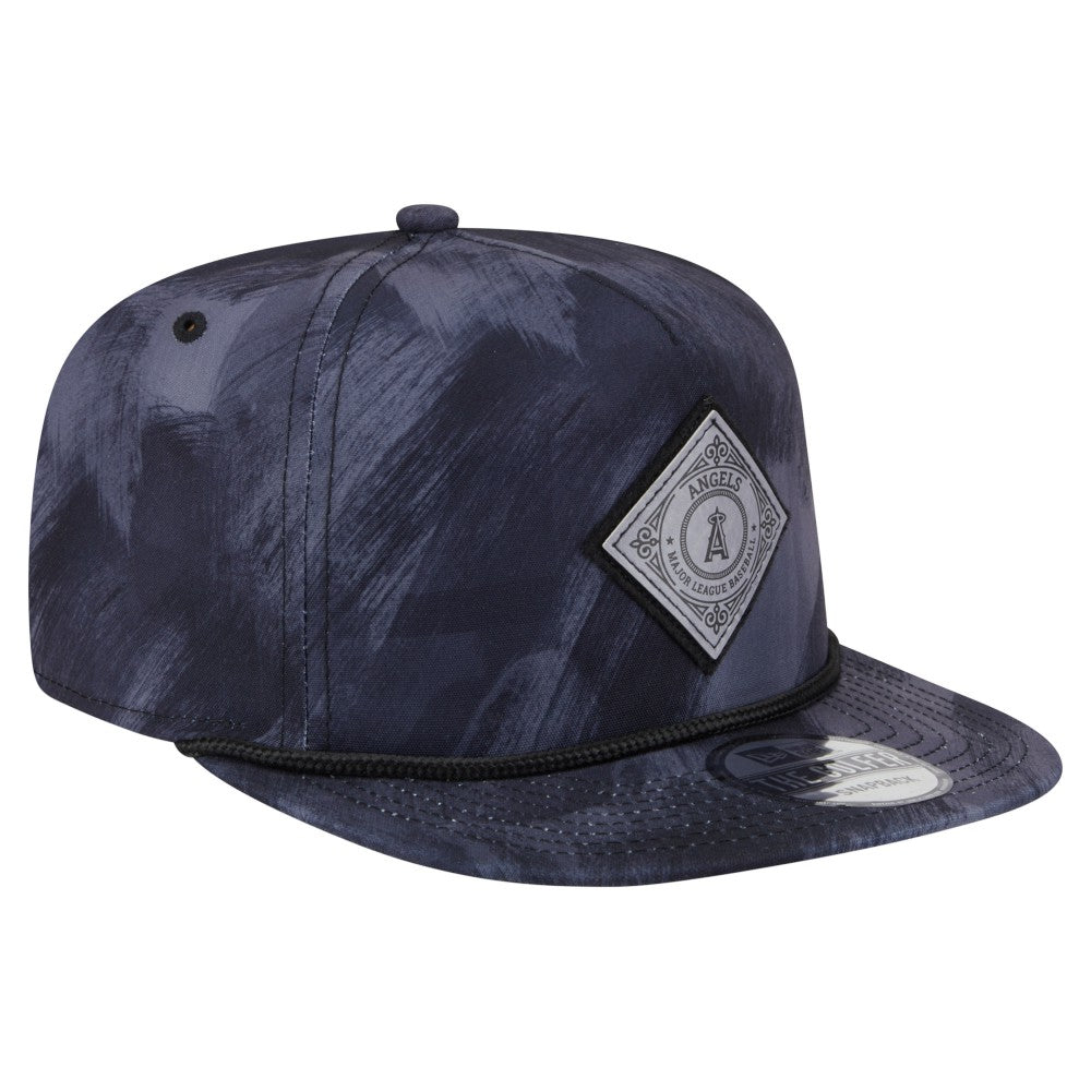 Los Angeles Angels Printed Golfer Snapback Hat Navy | New Era