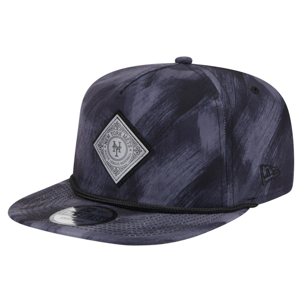 New York Mets Printed Golfer Snapback Hat Navy | New Era