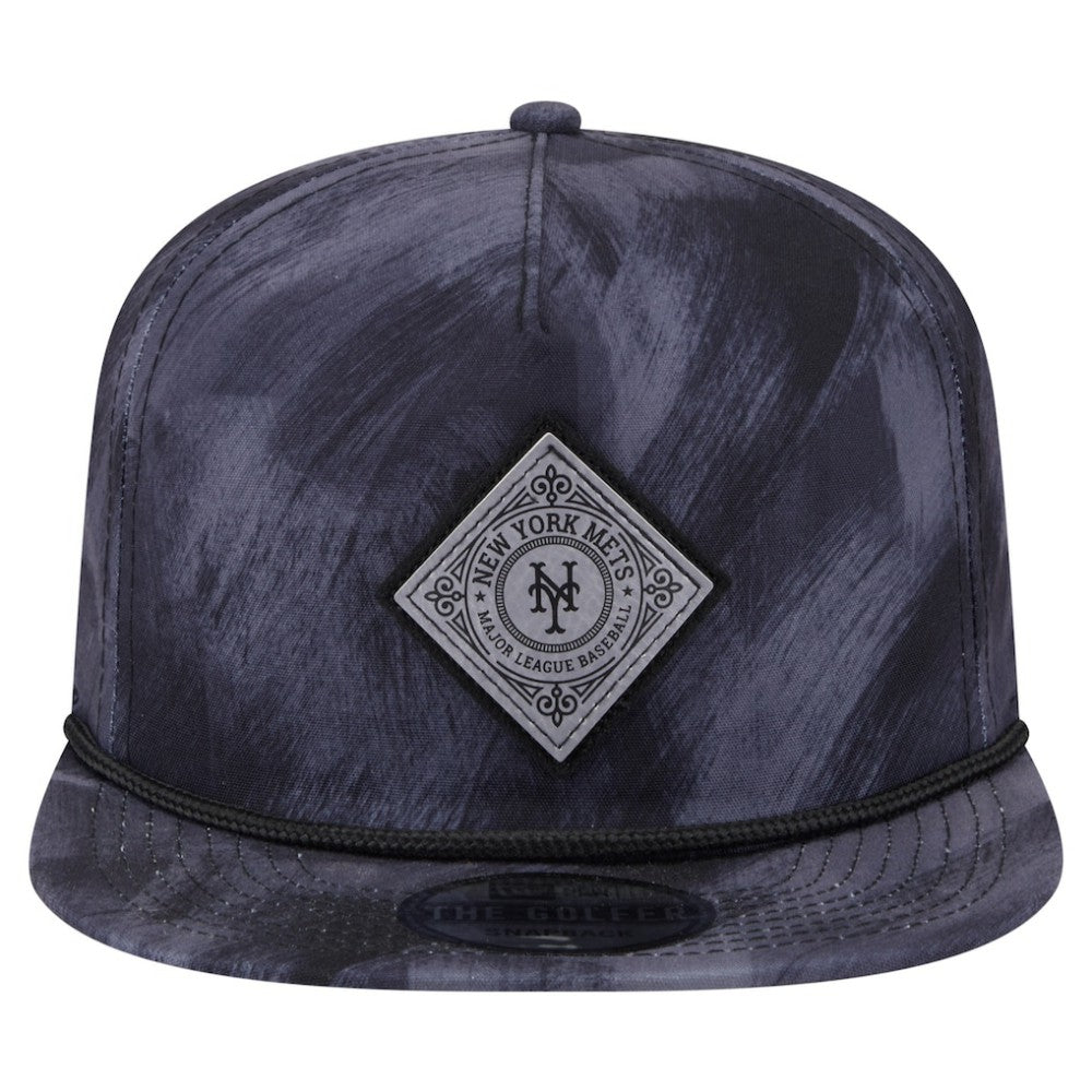 New York Mets Printed Golfer Snapback Hat Navy | New Era