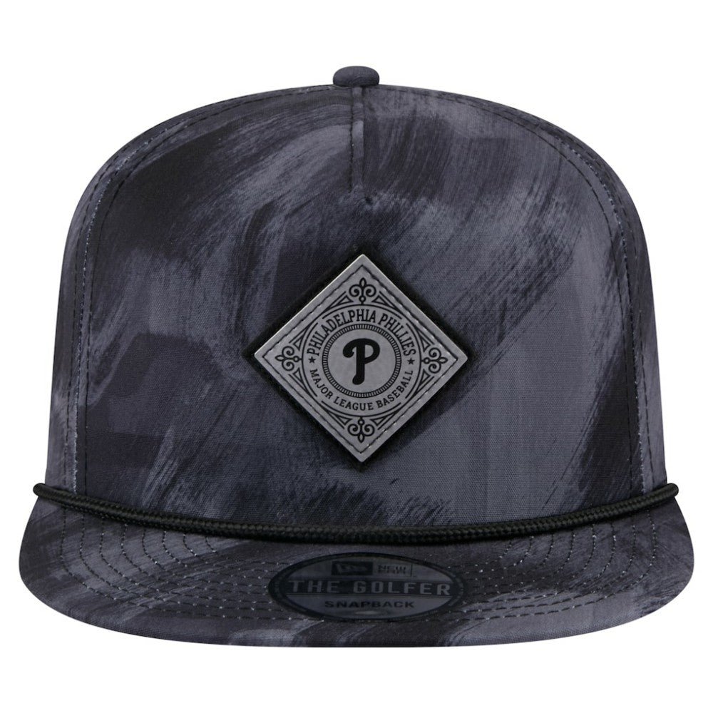 Philadelphia Phillies Printed Golfer Snapback Hat Navy | New Era