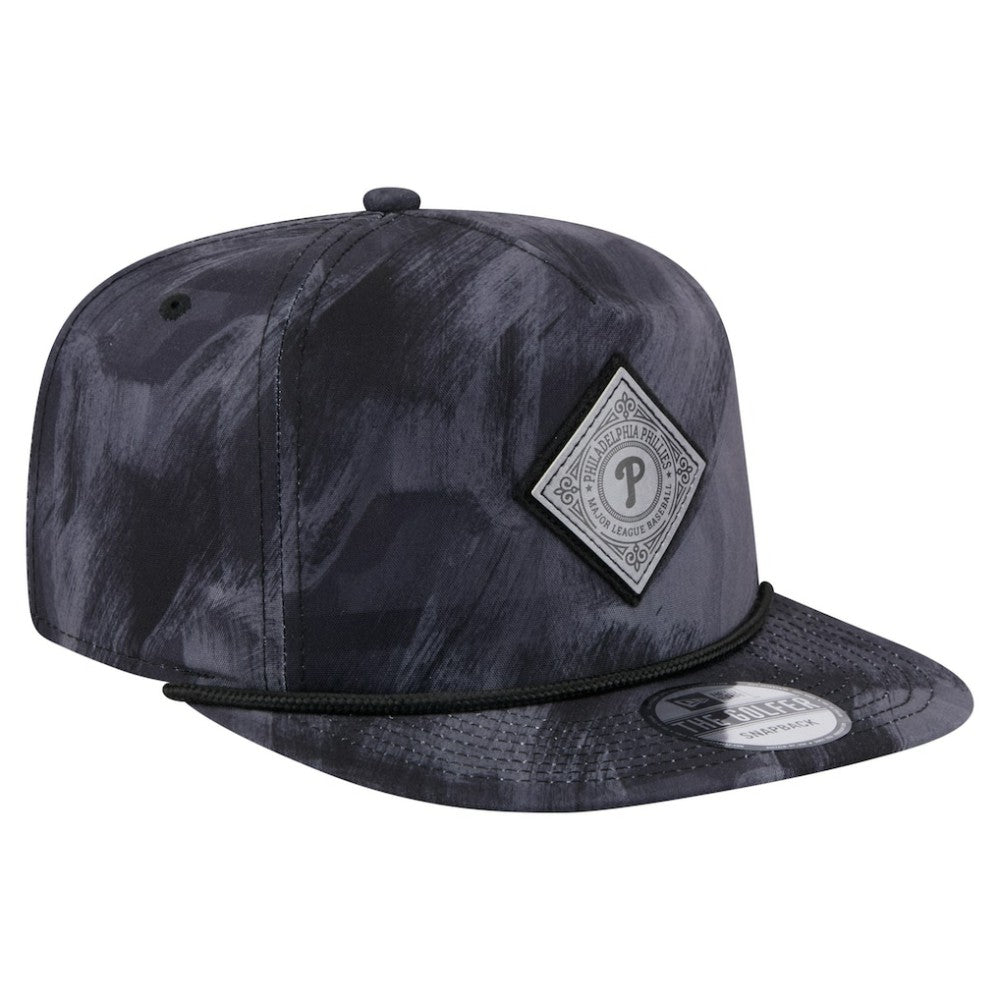 Philadelphia Phillies Printed Golfer Snapback Hat Navy | New Era