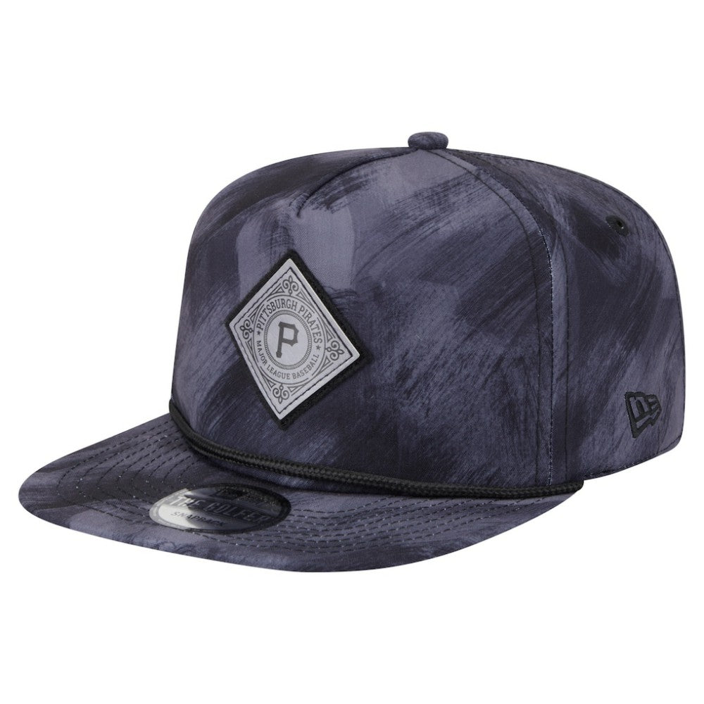Pittsburgh Pirates Printed Golfer Snapback Hat Navy | New Era