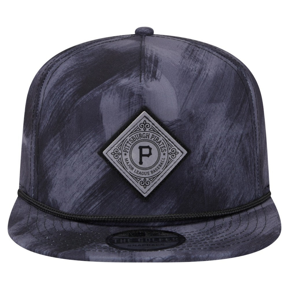 Pittsburgh Pirates Printed Golfer Snapback Hat Navy | New Era