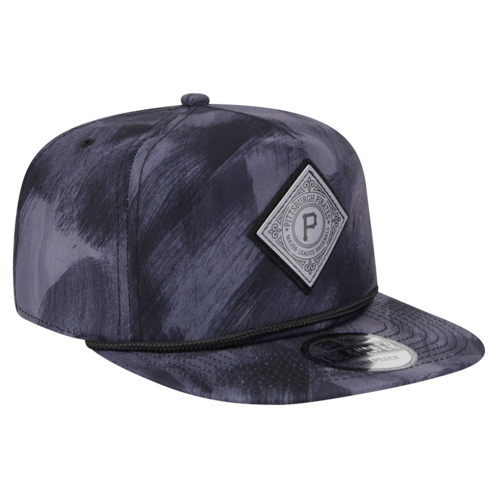 Pittsburgh Pirates Printed Golfer Snapback Hat Navy | New Era